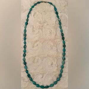 Genuine Turquoise Beaded Necklace